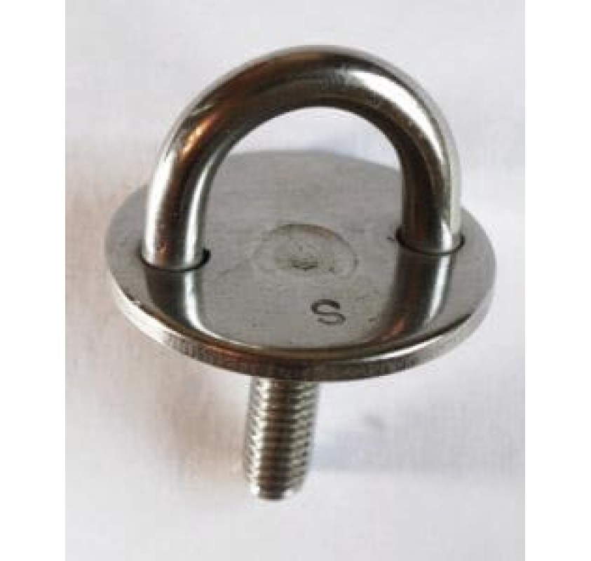 Threaded Round Eye Plate Stainless Fittings Rope Services Direct